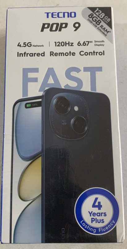 TECNO POP 9 (8+128GB) SMARTPHONE