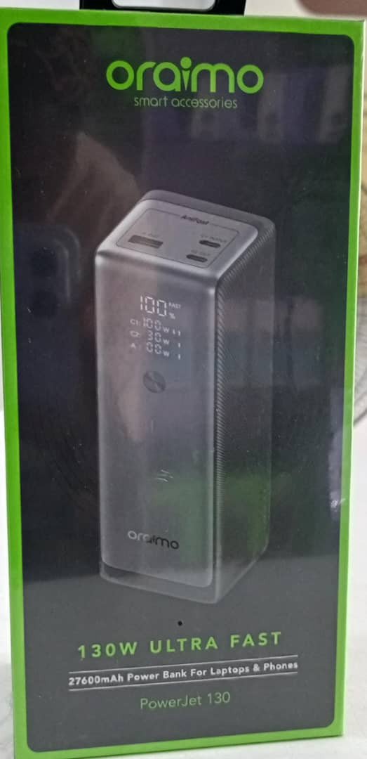 ORAIMO 27600mAh (POWER JET) POWERBANK FOR LAPTOPS AND PHONES